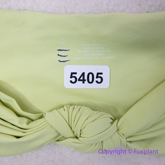 NEW Stone Fox Swim x Free‎ People lele knotted bandeau bikini top, size M - Picture 8 of 9